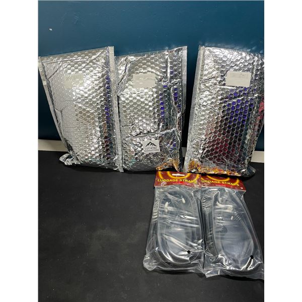 Lot of 3 Multi-Packs of Luggage Straps