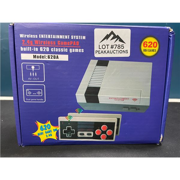 Lot of 1 Wireless Game Entertainment System - 620 Classic/Retro Games Built-In