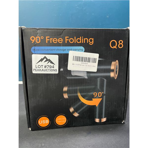 Lot of 1 Q8 90-Degree Free Folding Portable/Rechargeable Vacuum Cleaner