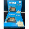 Image 1 : Lot of 2 Puzzle Mats - Store Puzzles Safely!