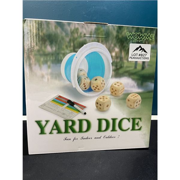 Lot of 1 Yard Dice Game Set