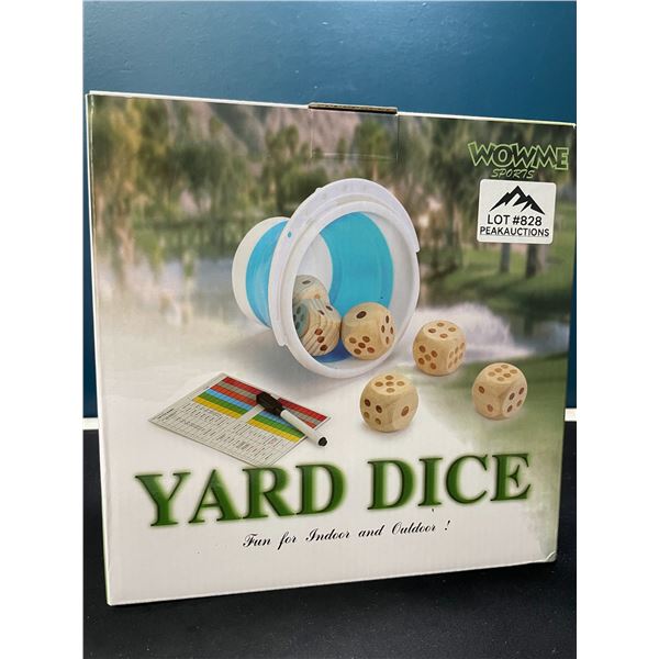 Lot of 1 Yard Dice Game Set