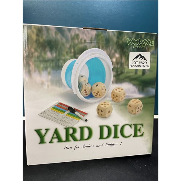 Lot of 1 Yard Dice Game Set