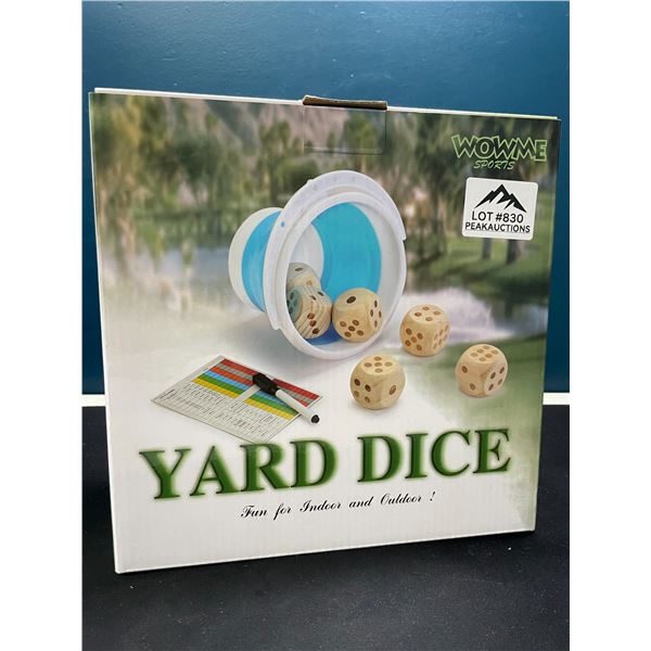 Lot of 1 Yard Dice Game Set