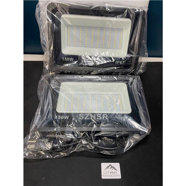 Lot of 2 150W LED Flood Lights