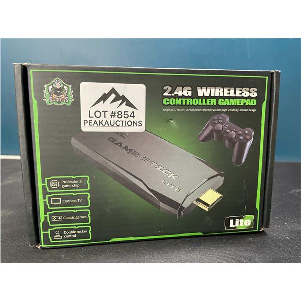 Lot of 1 2.4G Wirelress Controller Gamepad - 4K GameStick Loaded with Games!