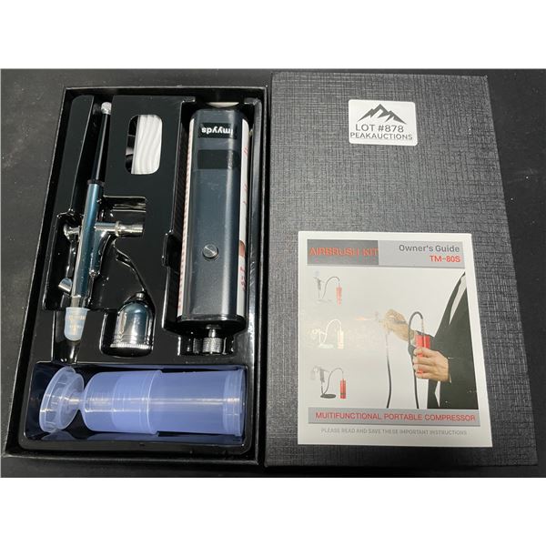 Lot of 1 Wireless AirBrush Kit w/ Portable Compressor - Great for Art, Tattoo, Makeup, Cake Decor