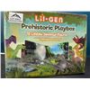 Image 2 : Lot of 1 Lil-Gen Prehistoric Playbox Toy Set - Includes 12 Dinosaur Figures, Sound Book & Playmat!