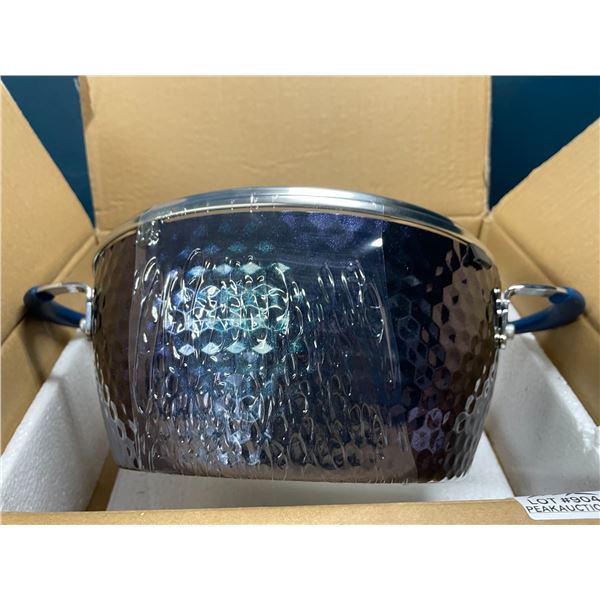 Lot of 1 Dutch Oven Cooking Pot with Lid - Blue