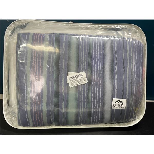 Lot of 1 Silipa All Season Comforter Set w/ Duvet Insert