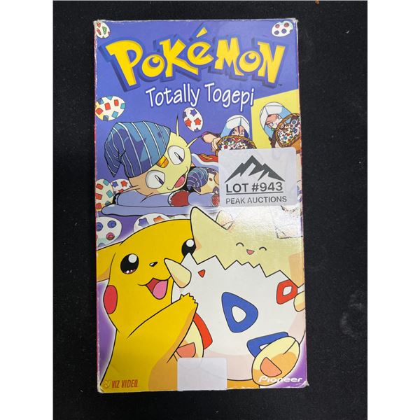Lot of 1 Pokémon Totally Togepi VHS