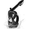 Image 1 : Lot of 1 Full-Face Snorkeling/Underwater Diving Mask - Black - S/M