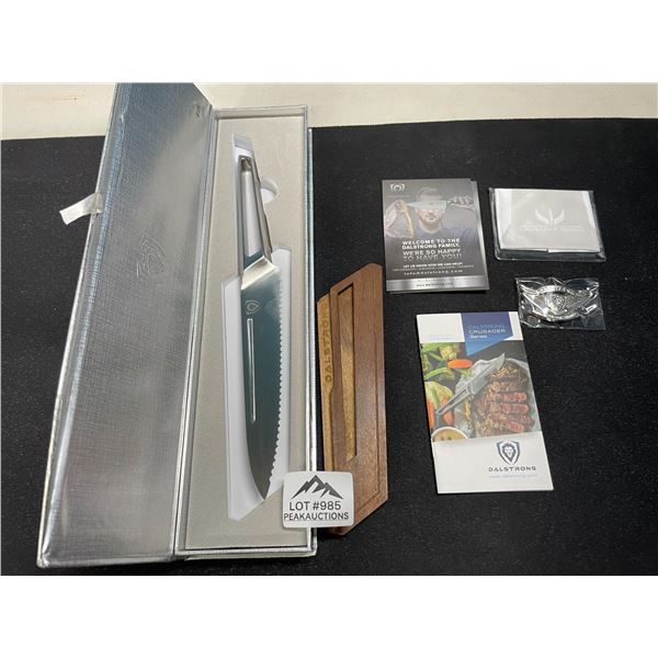 Lot of 1 Dalstrong Crusader Series Serrated Kitchen Knife