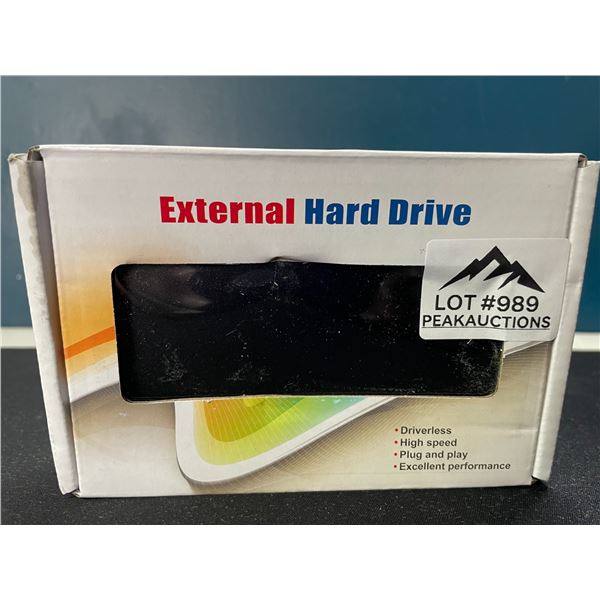 Lot of 1 2TB External Hard Drive - Plug and Play