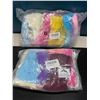Image 1 : Lot of 2 Multi-Packs of Hair Bows for Babies/Toddlers - Various Colours