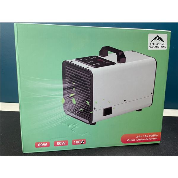Lot of 1 2-in-1 Air Purifier Ozone+Anion Generator