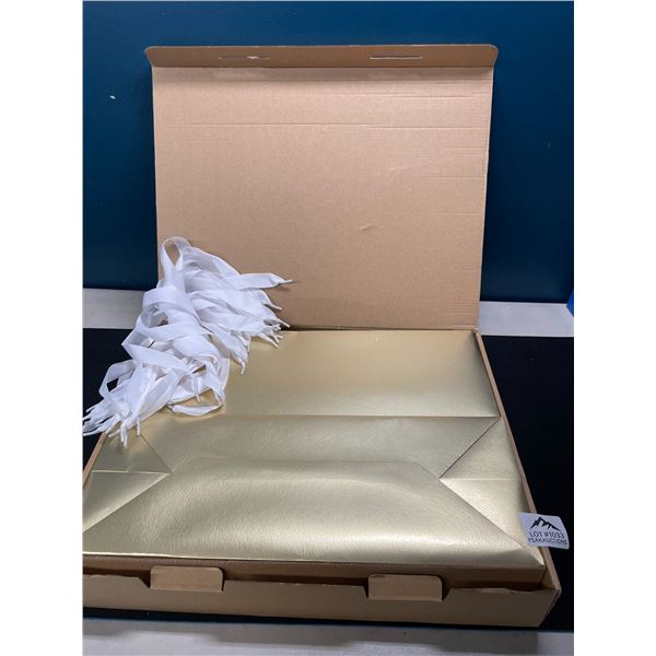Lot of Gold Metallic Gift Bags - 17 inch XL Gift Bags - 12 in box