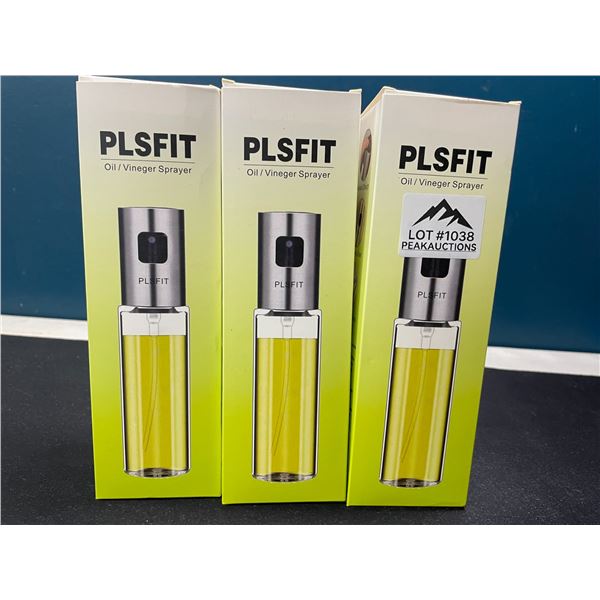 Lot of 3 Oil/Vinegar Sprayers for Cooking