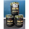 Image 1 : Lot of 3 Redcon1 Total War Pre-Workout Formula - 438g