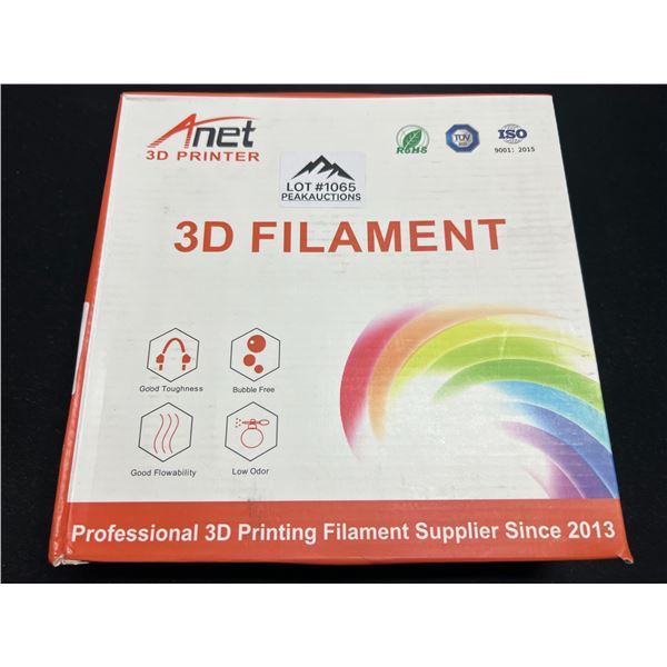 Lot of 1 Anet PLA 3D Filament - Green