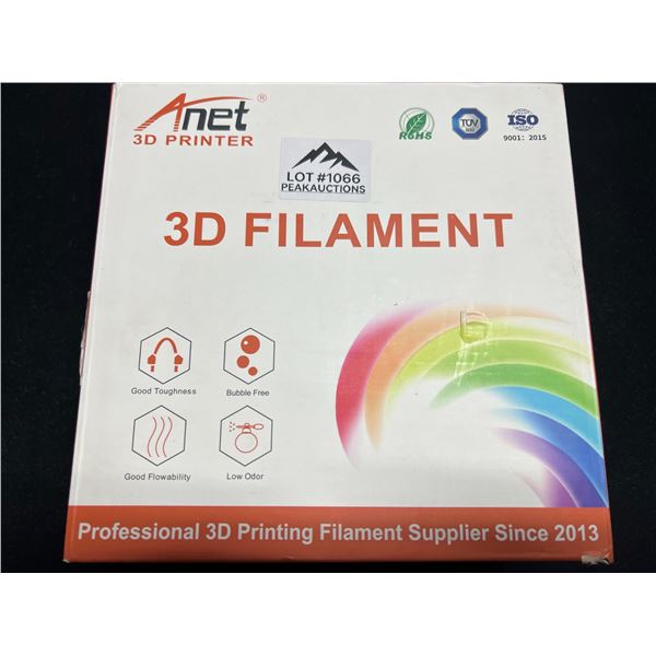 Lot of 1 Anet PLA 3D Filament - White