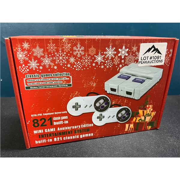 Lot of 1 821 in 1 Classic Games System - HDMI