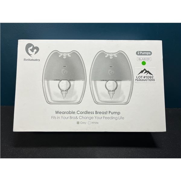 Lot of 1 BellaBaby Wearable Cordless Breast Pump