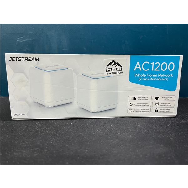 Lot of 1 Jetsream AC1200 2 Pack of Mesh Routers
