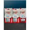 Image 1 : Lot of 3 Colgate Gentle Sensitive Tooth Brushes - 4 Per Pack!