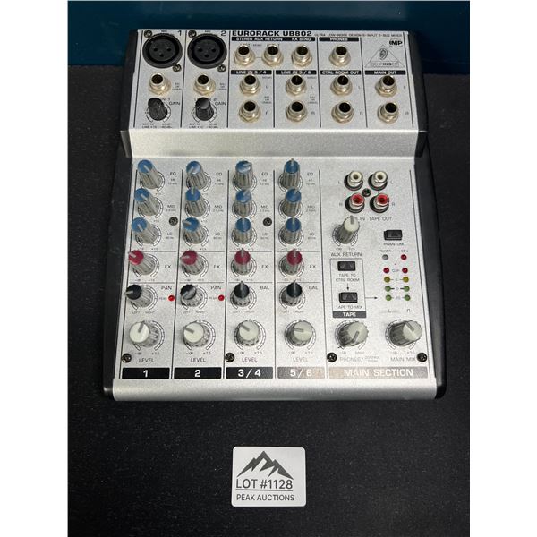 Lot of 1 Behringer Eurorack UB802 Mixer - Used