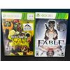 Image 1 : Lot of 2 Xbox 360 Games - Fable and Red Dead Redemption Undead Nightmare - Used
