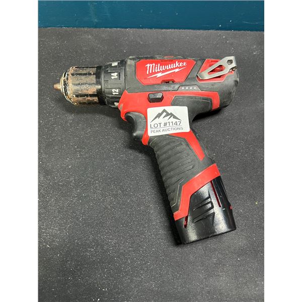 Lot of 1 Milwaukee 3/8" Drill/Driver - Used