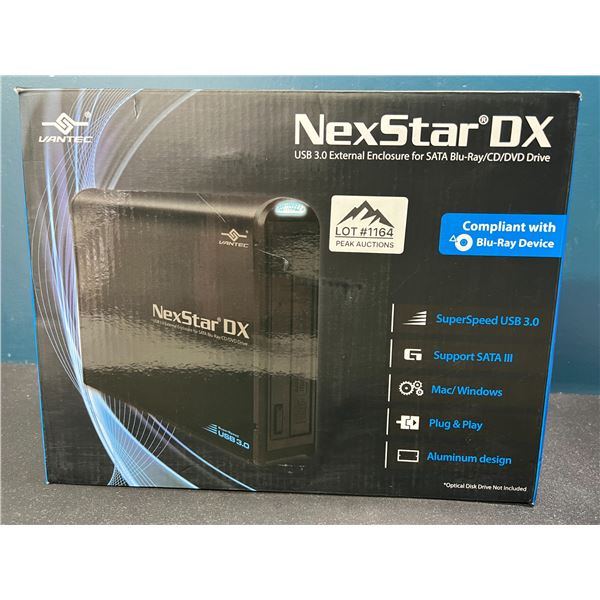 Lot of 1 NexStar DX USB 3.0 External Sata BluRay Enclosure