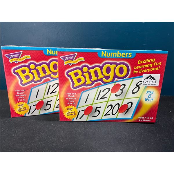 Lot of 2 Bingo Numbers Games