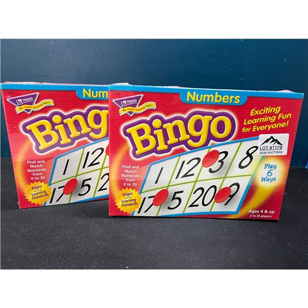 Lot of 2 Bingo Numbers Games