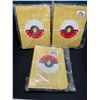 Image 1 : Lot of 3 Pokemon Leather Premium Card Binders