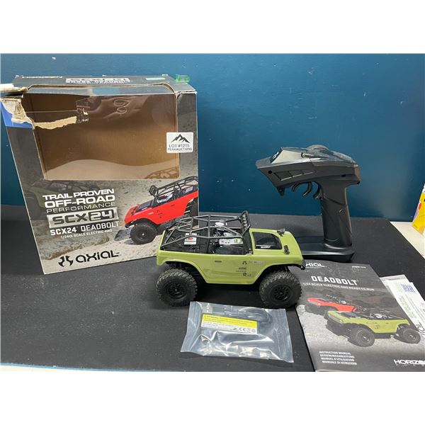 Lot of 1 Horizon Hobby SCX24 Deadbolt Axial 1/24th Scale Electric 4WD Rockcrawler - Open Box