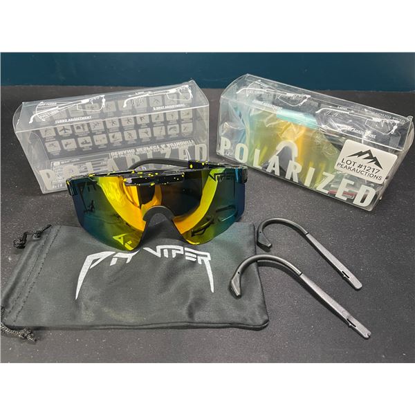 Lot of 2 Pit Viper Polarized Sunglasses