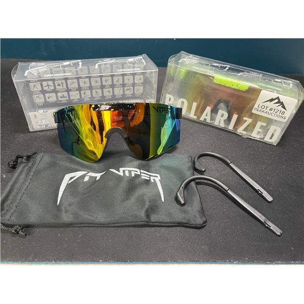 Lot of 2 Pit Viper Polarized Sunglasses