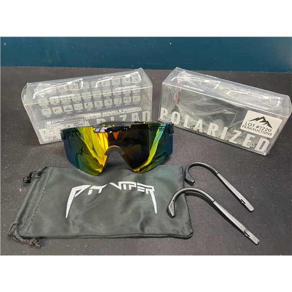 Lot of 2 Pit Viper Polarized Sunglasses