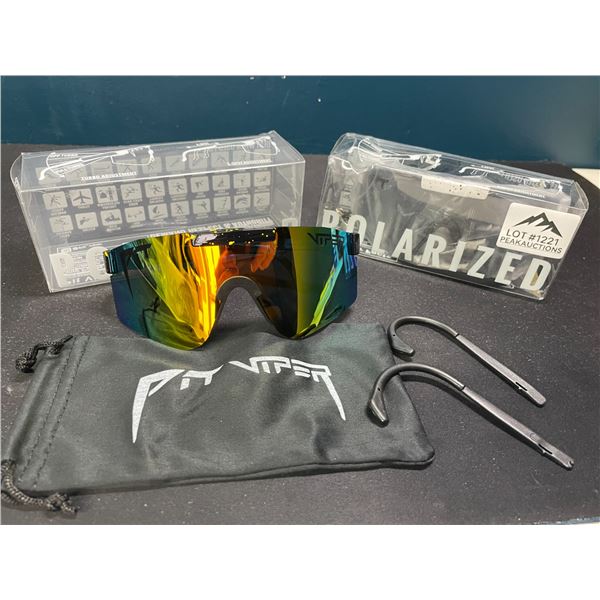 Lot of 2 Pit Viper Polarized Sunglasses