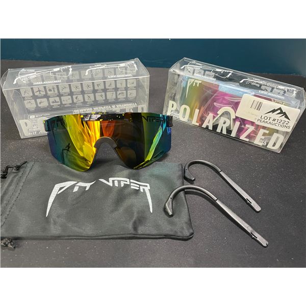 Lot of 2 Pit Viper Polarized Sunglasses