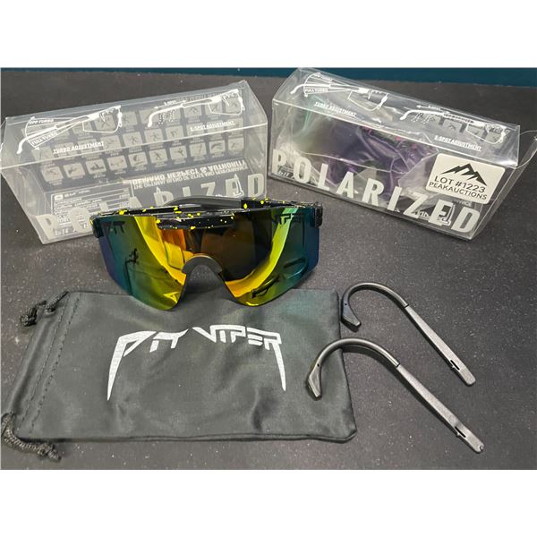 Lot of 2 Pit Viper Polarized Sunglasses