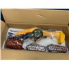 Image 3 : Lot of 1 6-Inch Cordless Chainsaw with 2 Batteries, Gloves, and Replacement Chain - BRAND NEW!
