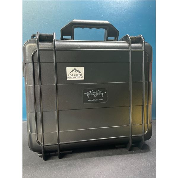 Lot of 1 Hardshell Storage Case for Drones - Pelican Style Case with Adjustable Foam Insert