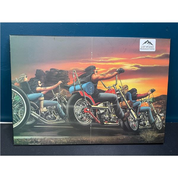 Lot of 1 Easy Rider Hanging Art Work