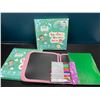 Image 1 : Lot of 2 Erasable Drawing Books for Kids - Unicorn Design