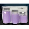 Image 2 : Lot of 1 Set of LED Flameless Candles - 3pcs - Purple