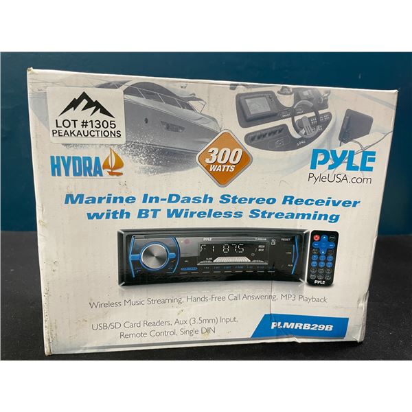 Lot of 1 PYLE Marine In-Dash Stereo Receiver with Bluetooth Wireless Streaming - Brand New!