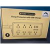 Image 1 : Lot of 1 Multi-Outlet Power Bar/Surge Protector w/ USB Charging Ports